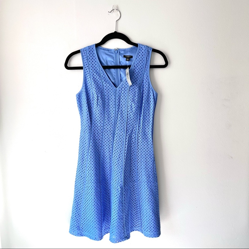 Ann Taylor NWT Blue Petite Dress